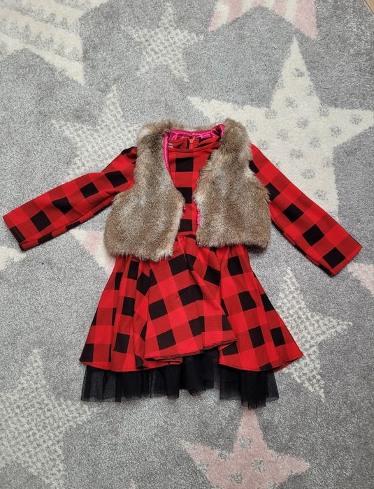 Sukienki spódniczki bluzy spodnie hm f&f smyk rozmiar  110