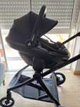 Carrinho  zelia 3 maxi cosi + ovo coral  + base family 360