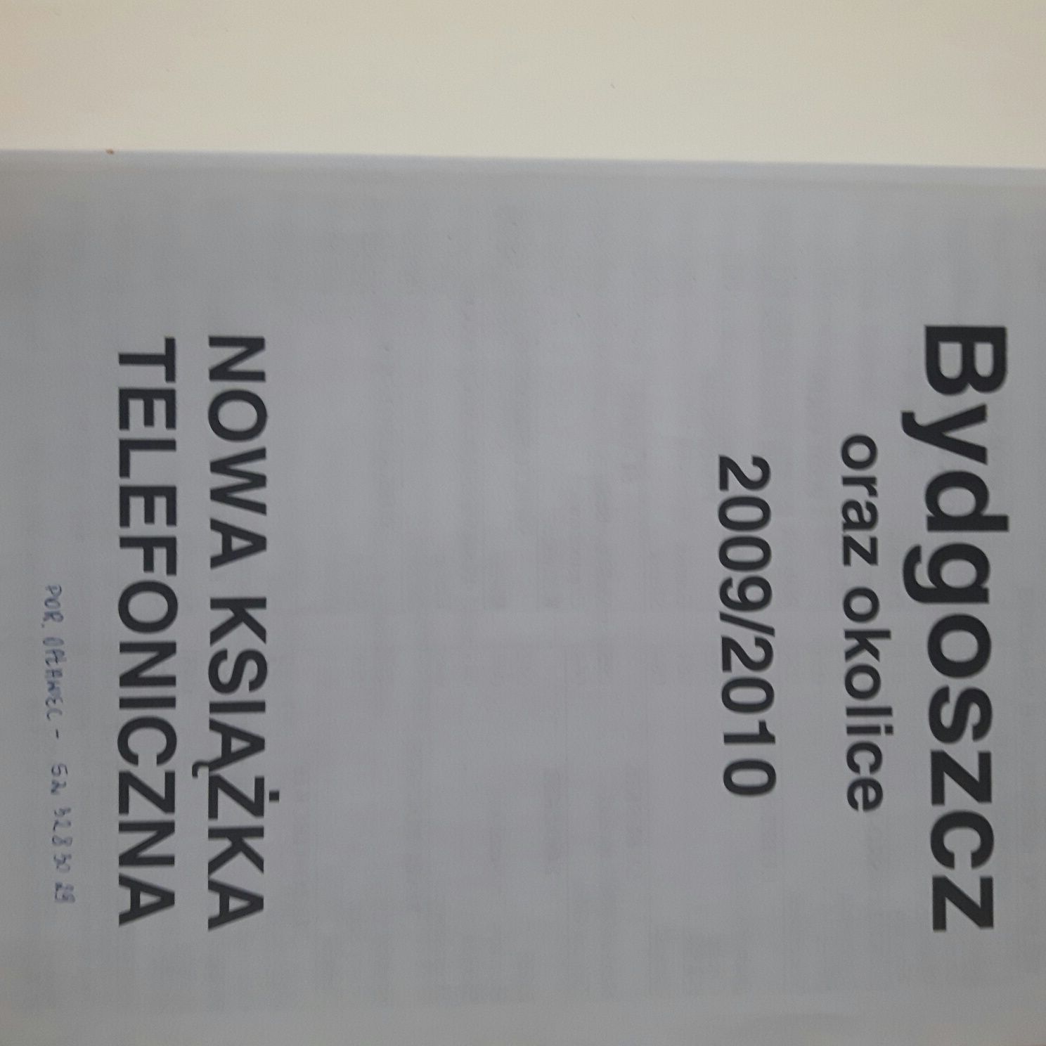 Książka telefoniczna Bydgoszcz 2009/2010