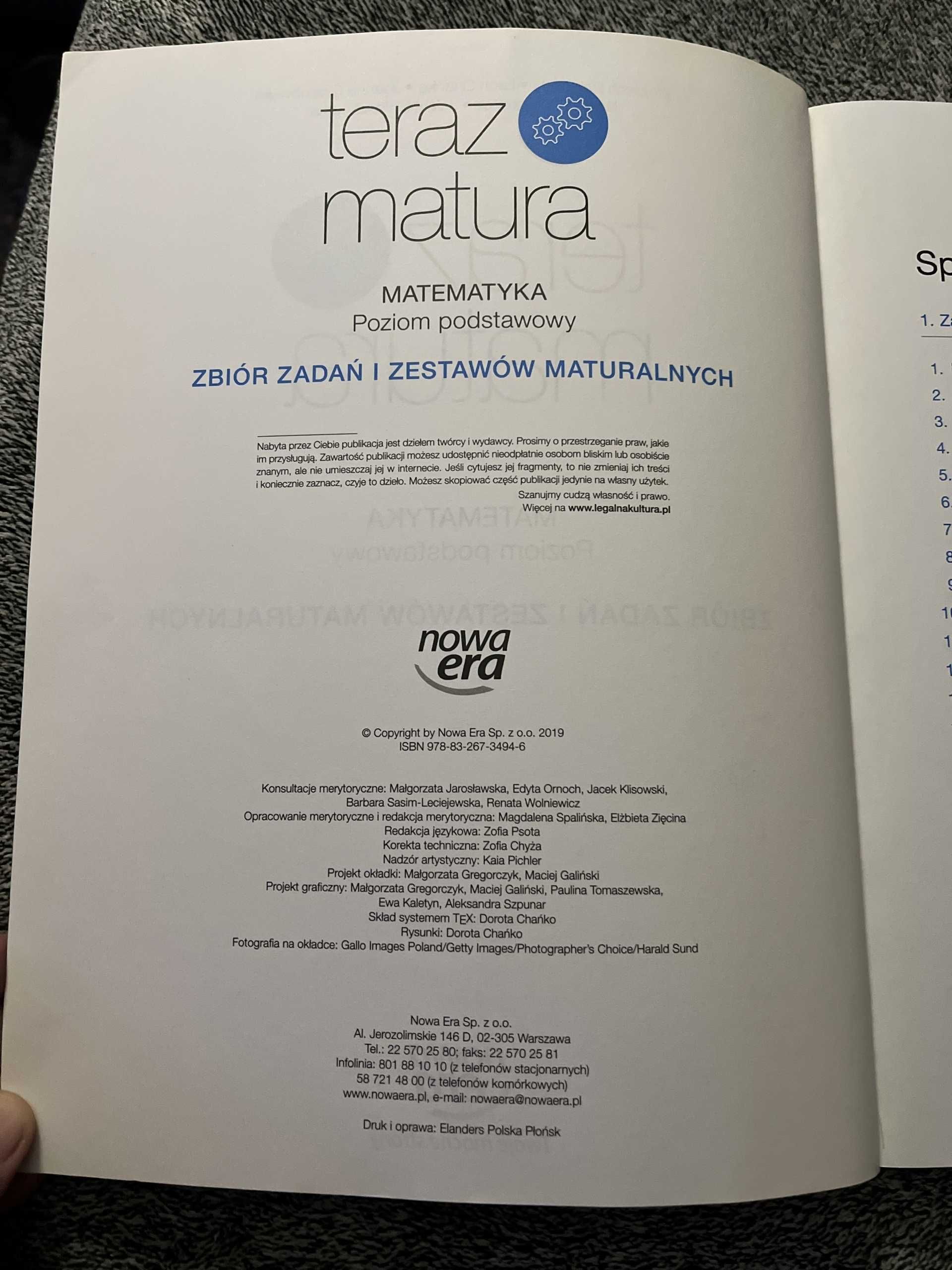 Teraz matura. Matematyka. Poziom podstawowy.