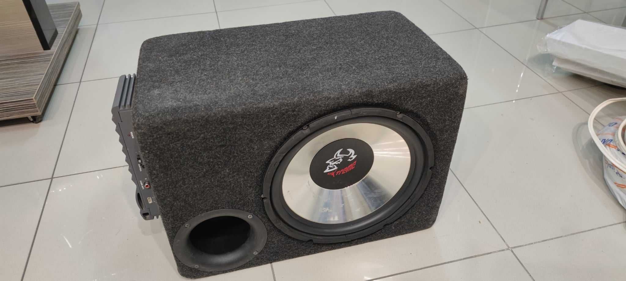 Skrzynia basowa Extreme 450W + wzmacniacz Soling SL-P109 130W sinus