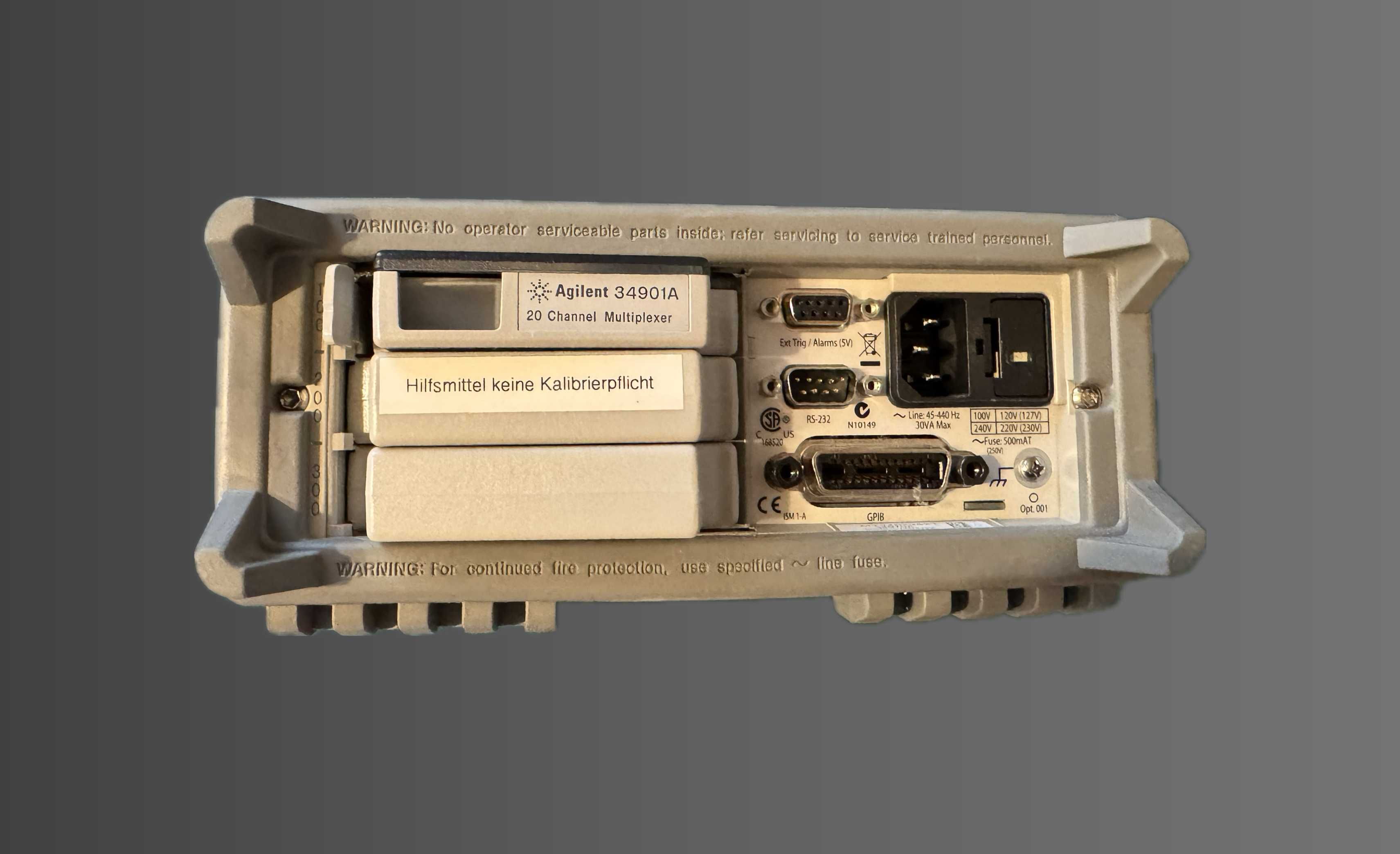 System Pomiarowy 34970A + 34901A 20k. multiplekser (Agilent/Keysight)