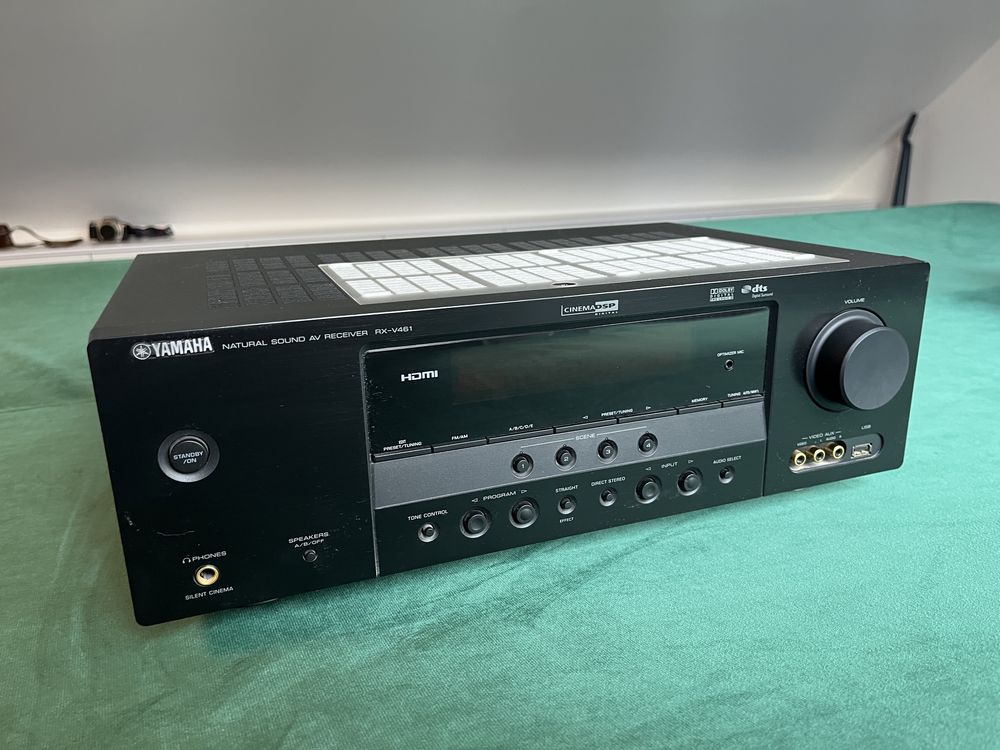 Kino domowe amplituner yamaha RX-V461 z głośnikami 5.1