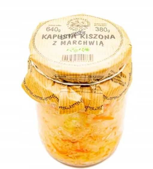 Naturalna Kapusta Kiszona z Marchwią Nadwarciańskie 730 ml 640 g
