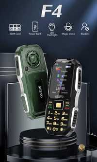кнопочный телефон-повербанк SERVO F4 3 SIM