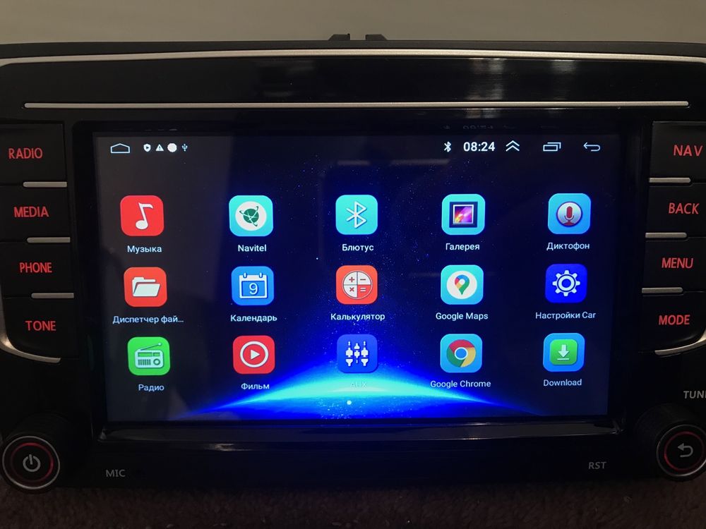 Магнітола Volkswagen Skoda Android 12 2Gb/32Gb Carplay VW SEAT Gps