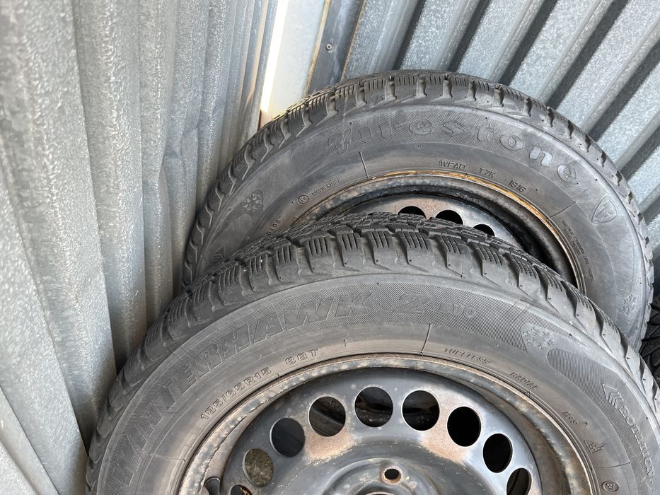 Koła zimowe Opel Astra G 4x100 185/65R15 Opony zimowe Dunlop Firestone