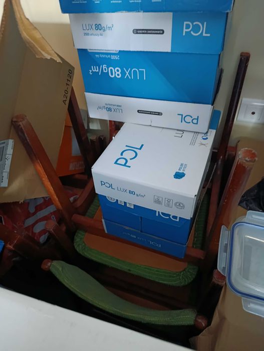 krzesło krzesła czasy prl 6 sztuk cena za komplet