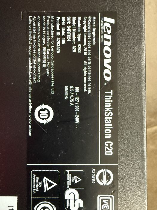 Serwer Lenovo C20 - Intel Xenon, SSD