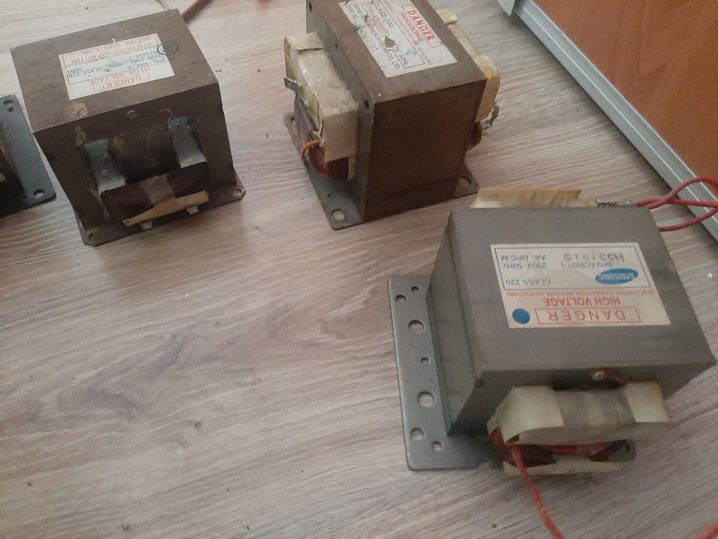 Transformator mikrofalówka spawarka zgrzewarka-Przewinięty 5 szt.