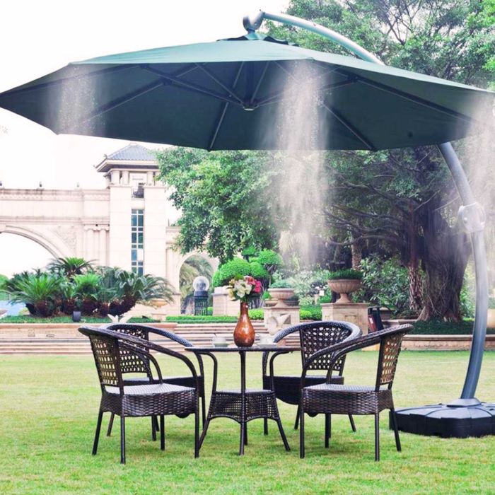 Kurtyna Wodna Ogrodowa Zraszacz Mgiełka Zestaw 20m