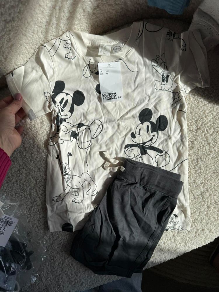 Дитячий літній комплект hm  дитяча футболка дитячі шорти
