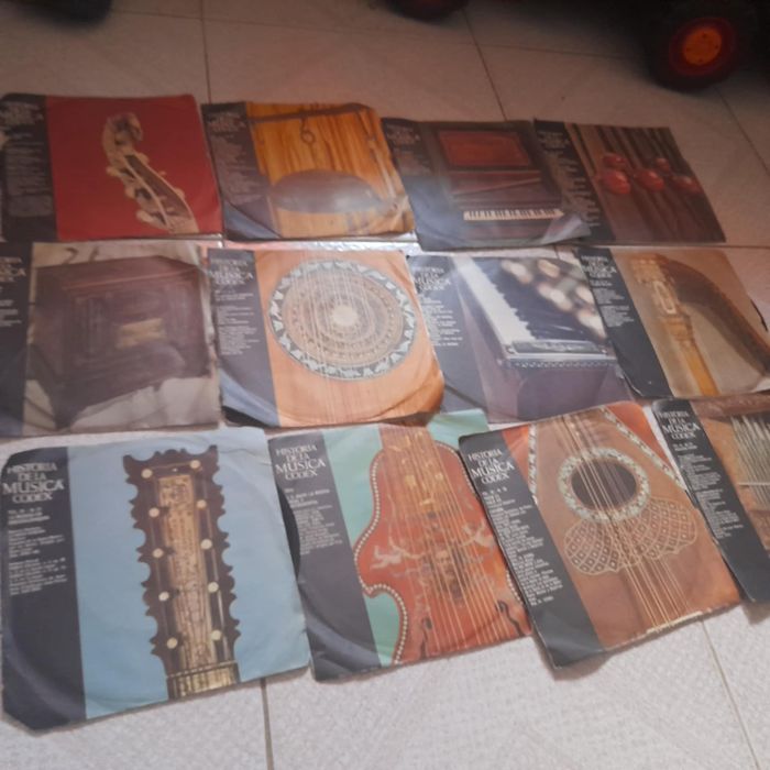Lote de discos de vinil pequenos