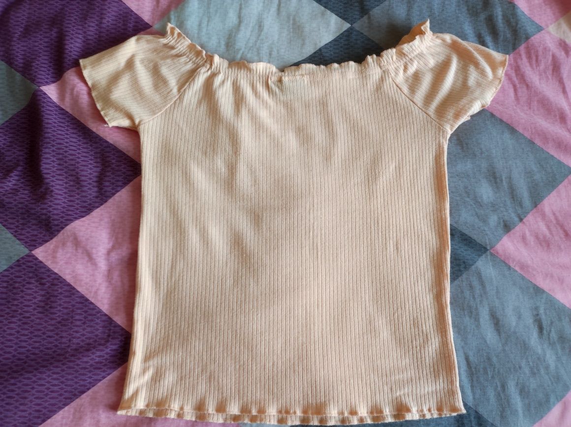 Bluzka koszulka krótki rękaw hiszpanka Pepco 158/164