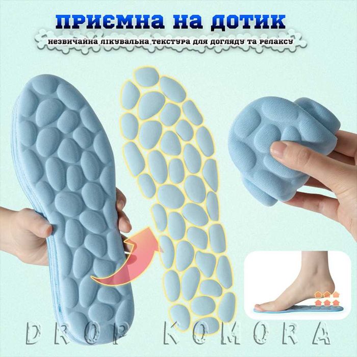 Устілки 4D⤵️ з амортизацією - Забудьте про втому ніг