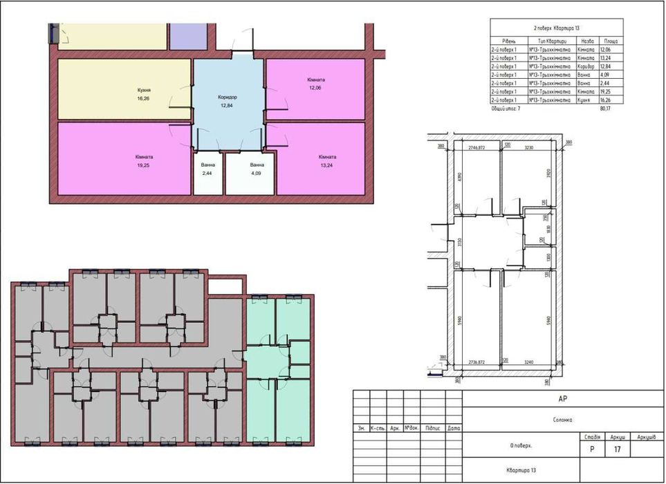 Продаж 3 кім. квартира 80 м2, ЖК Дружній Двір, с. Солонка