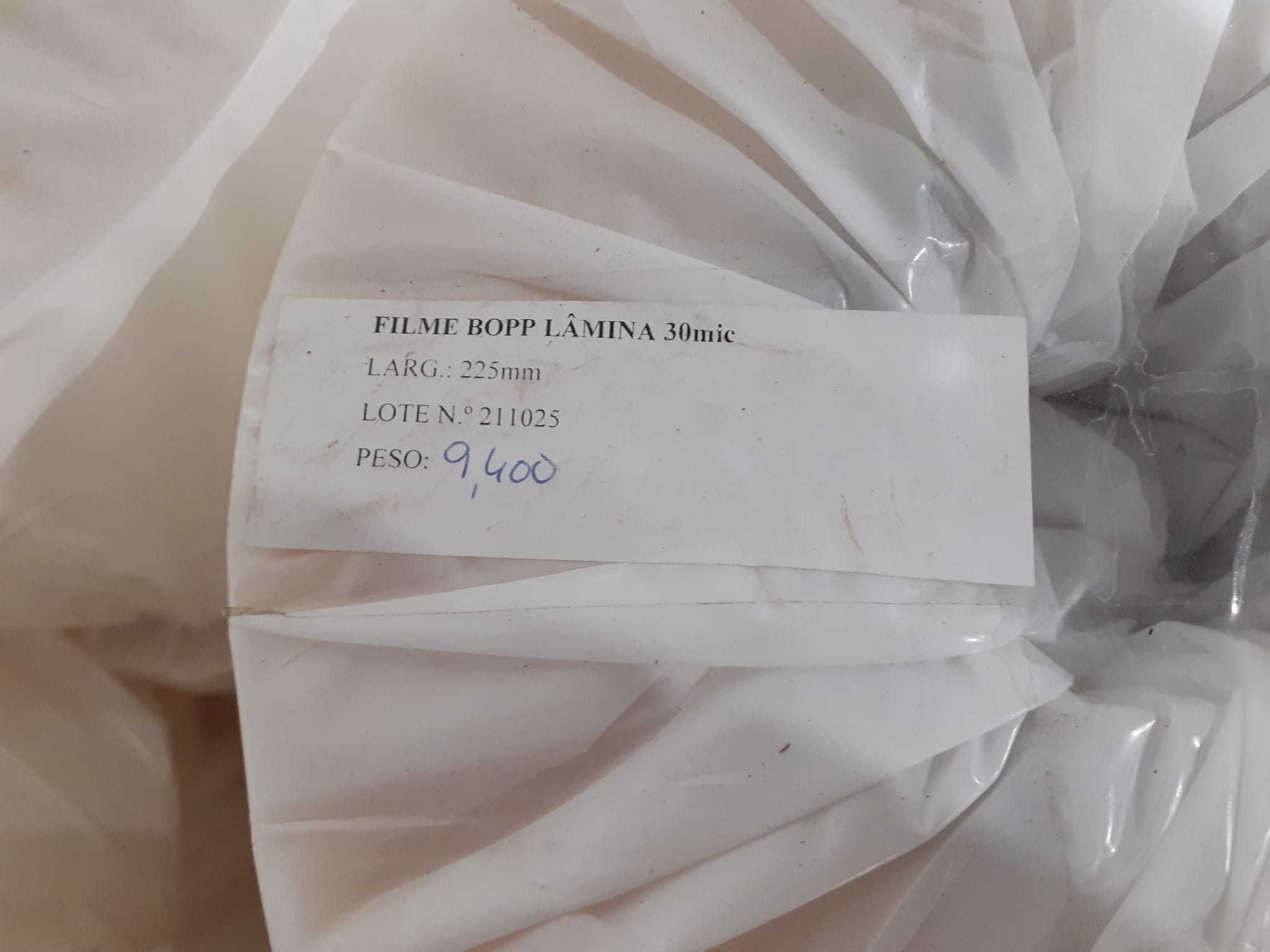 Rolo de Filme BOPP Lâmina 280, 30 Microns