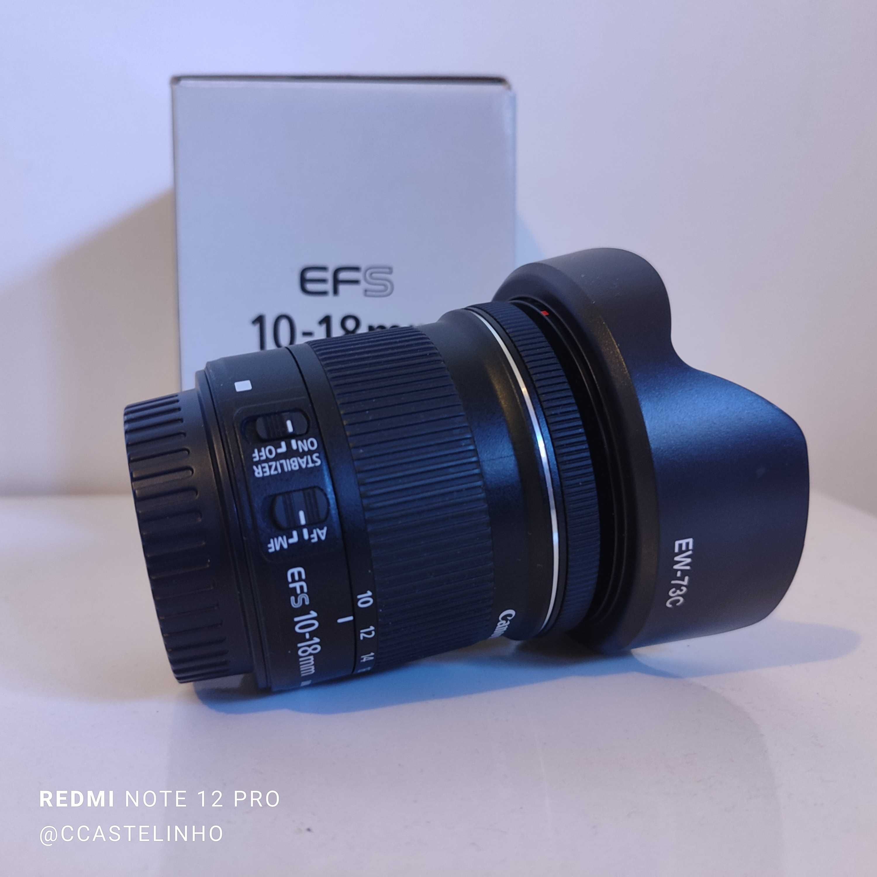 Canon 10-18mm IS STM - COMO NOVA