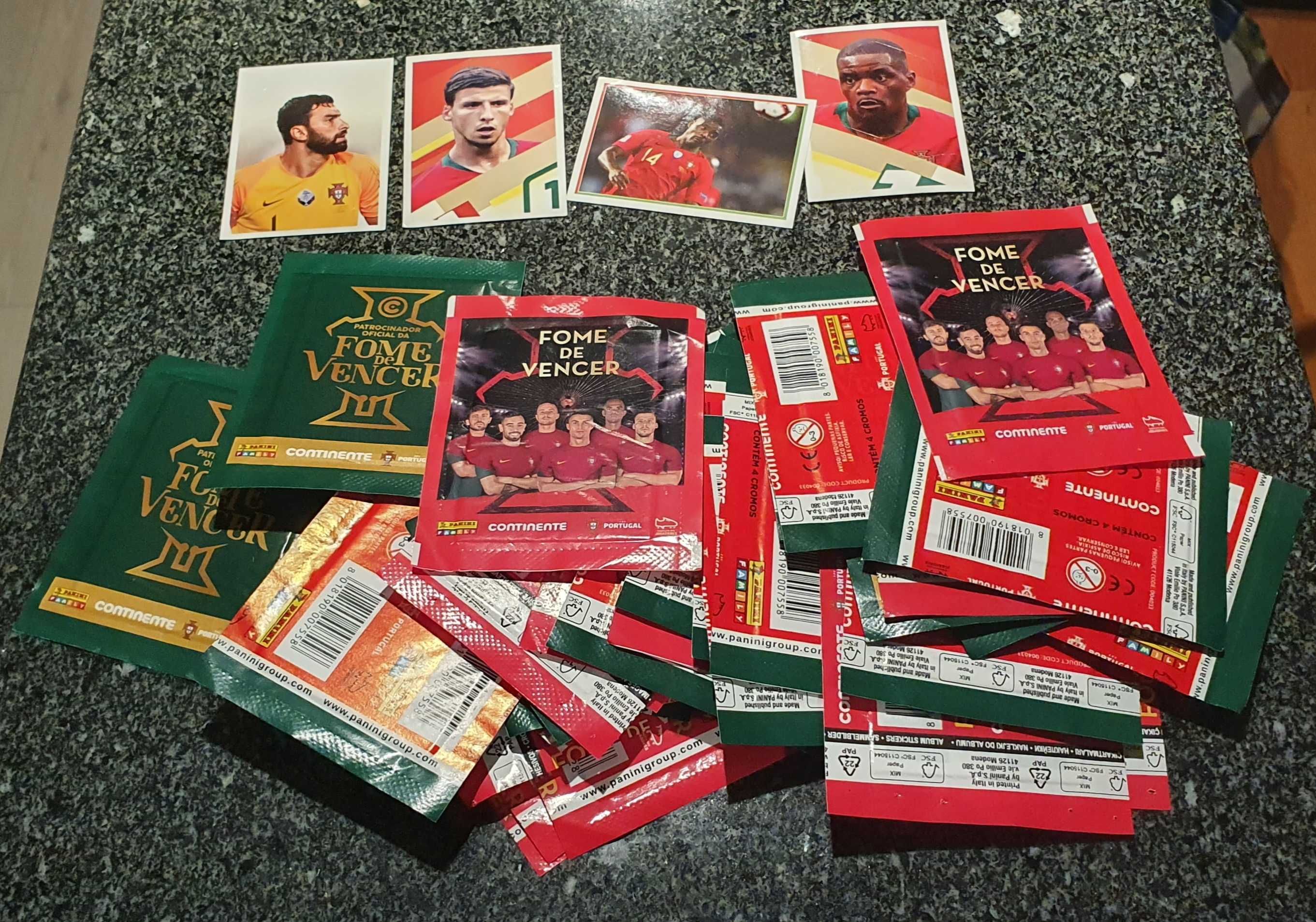 Cachecóis Portugal + Cromos Fome de Vencer (+35 saquetas)