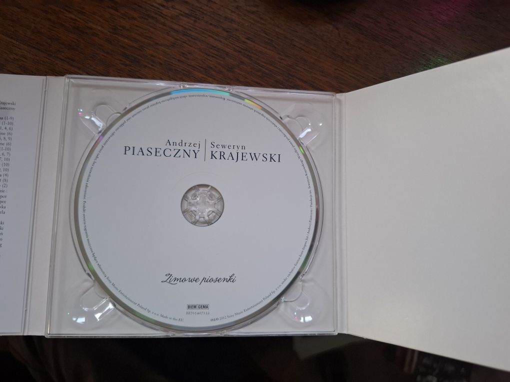 CD Andrzej Piaseczny,Seweryn Krajewski- Zimowe piosenki 2012 Sony