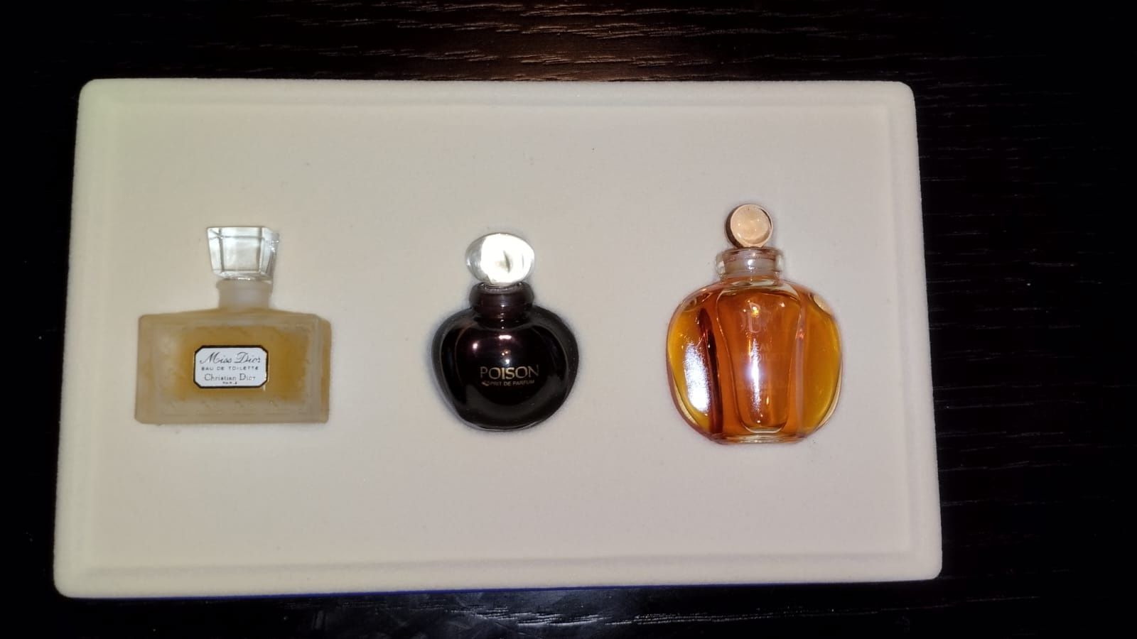 Coffret Christian Dior com três perfumes miniatura original para venda