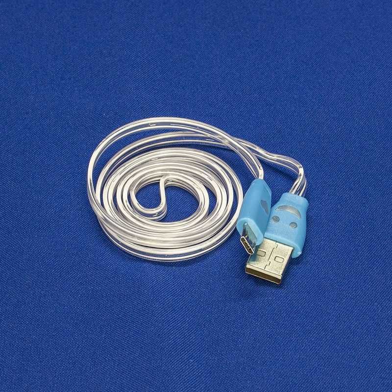 Кабель Micro USB с подсветкой микро юсб шнур микро юсб microusb