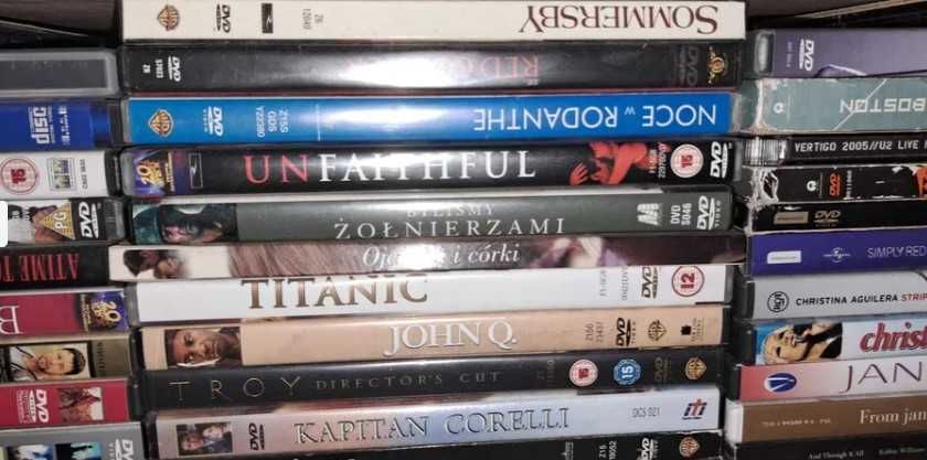 Duża kolekcja filmów DVD PONAD CIEKAWYCH 130 TYTUŁÓW