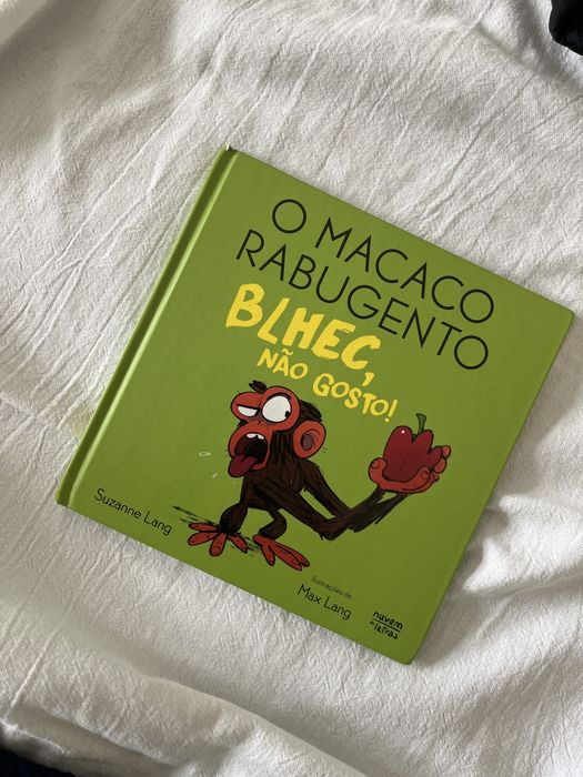 Livro Macaco Rabugento Blhec Não Gosto