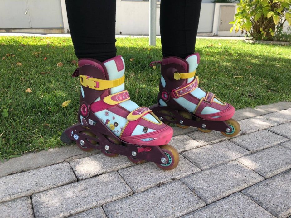 Patins de marca "Oxelo", número 36 ao 38.