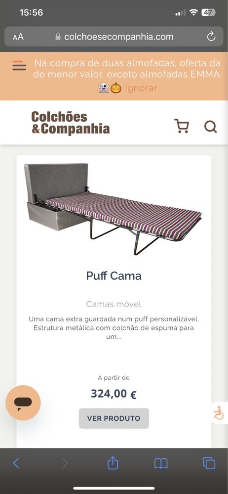 Puff Cama / Banco