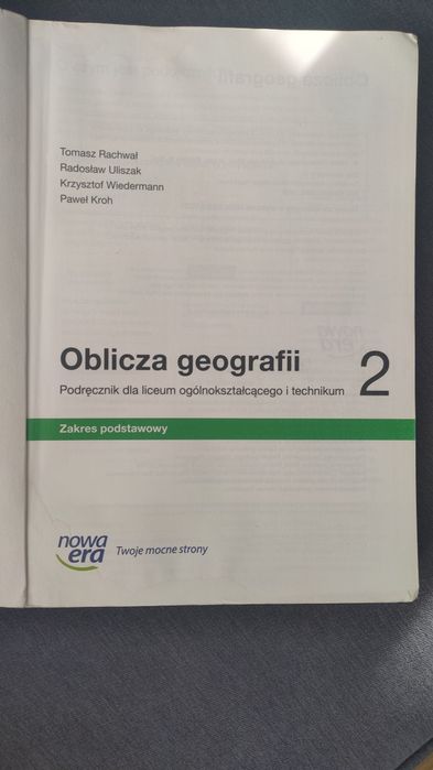 Oblicza geografii 2 zakres podstawowy