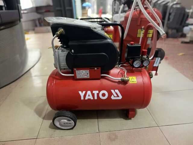 Компресор 24 л масляний 200 л/хв 8 бар YATO компрессор масляный