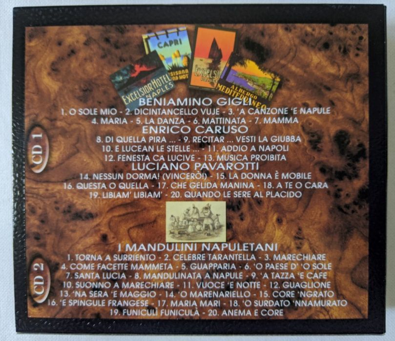 O Sole Mio - Italian Arias, Songs & Mandolins - 2 CD Gold Collection