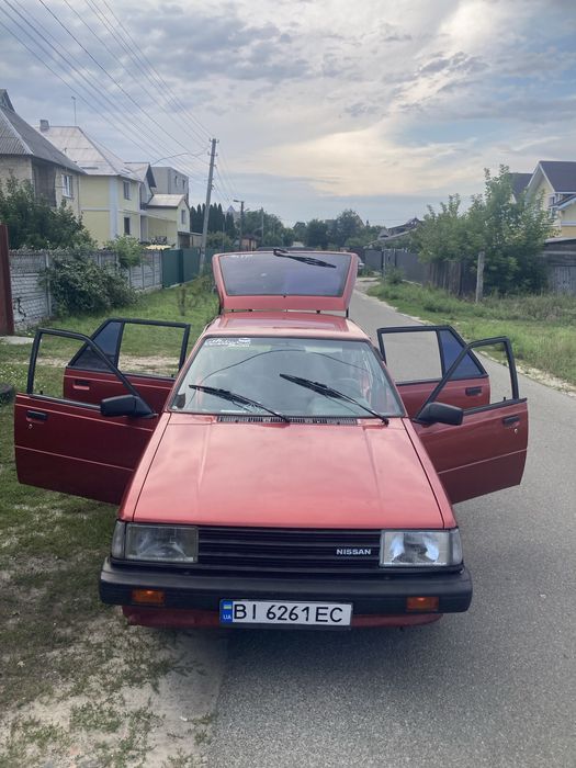 Nissan sunny b11 на полном ходу