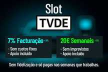 SLOT TVDE | Sem complicações | Começa já a faturar