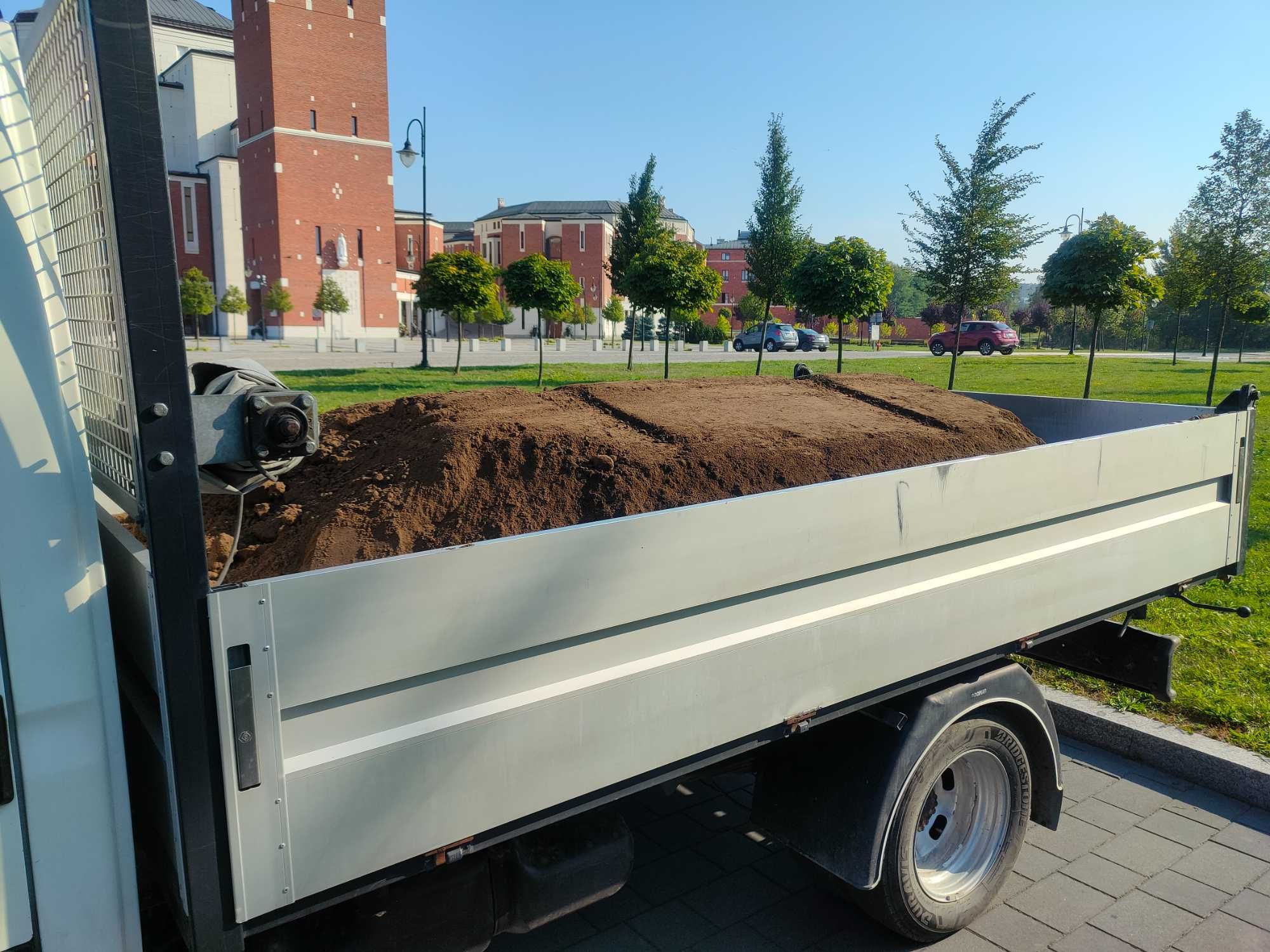 Przesiany humus pod trawnik (ziemia ogrodowa siana, czarnoziem) KRAKÓW