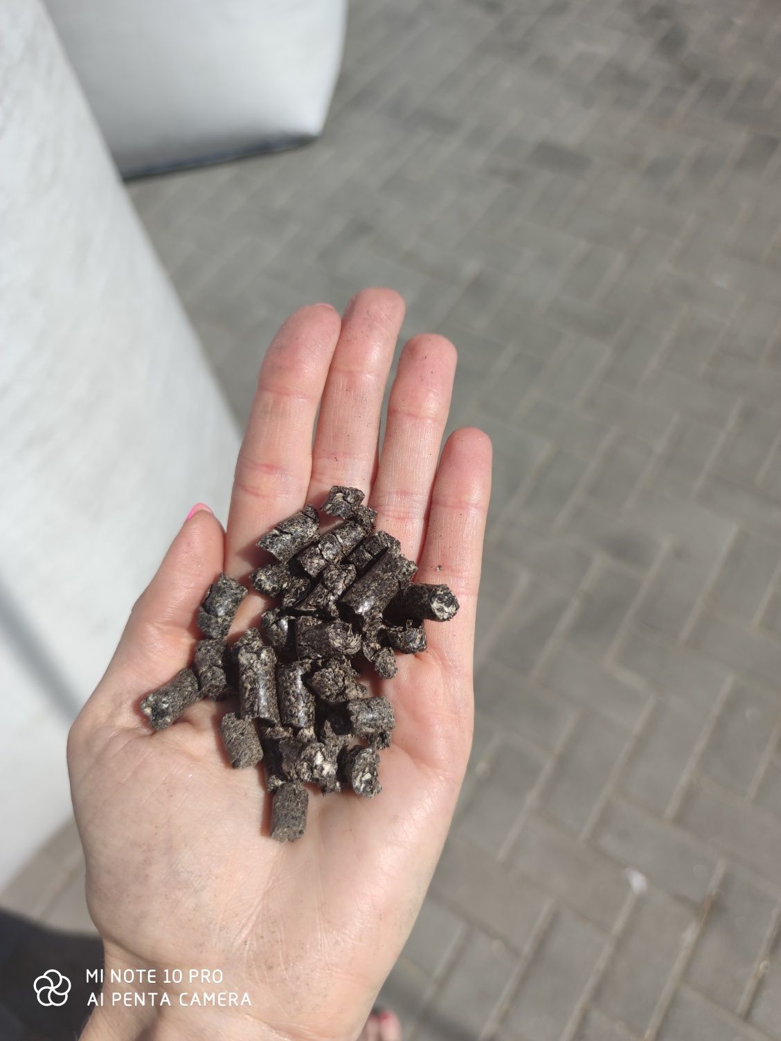 Pellet z łuski słonecznika od 1 tony