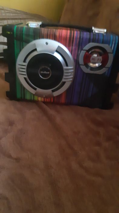 Przenosny zestaw głośnikowy.