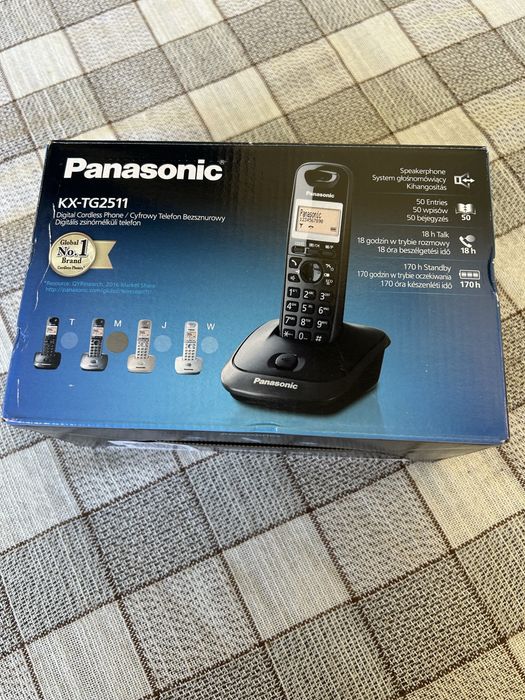 Telefon bezprzewodowy Panasonic KX-TG2511 Jak nowy