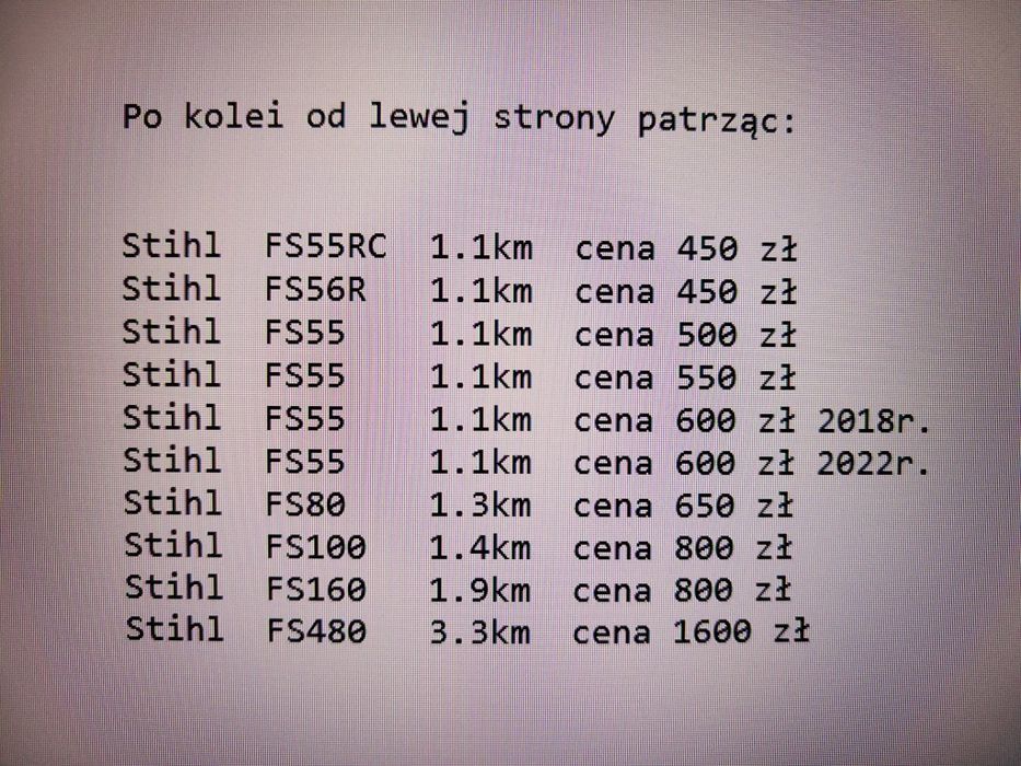 Kosa spalinowa podkaszarka STIHL # Stan bardzo dobry