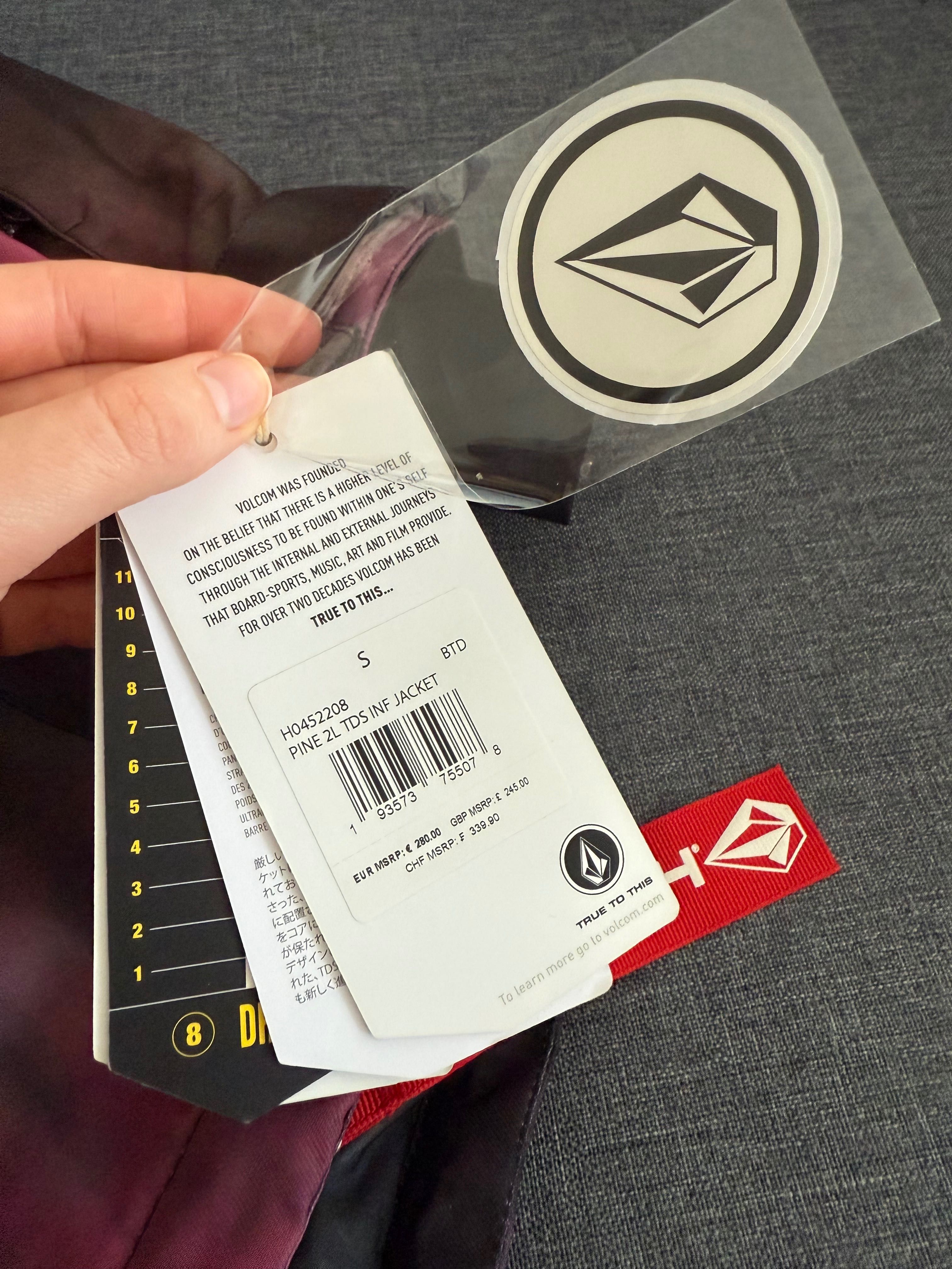НОВА! КУРТКА сноубордна / лижна VOLCOM PINE 2L TDS INF JKT btd