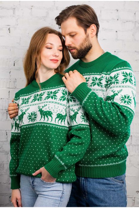 Новорічні светри Family Look, Сімейні Дитячі, Жіночі, Чоловічі, вовна