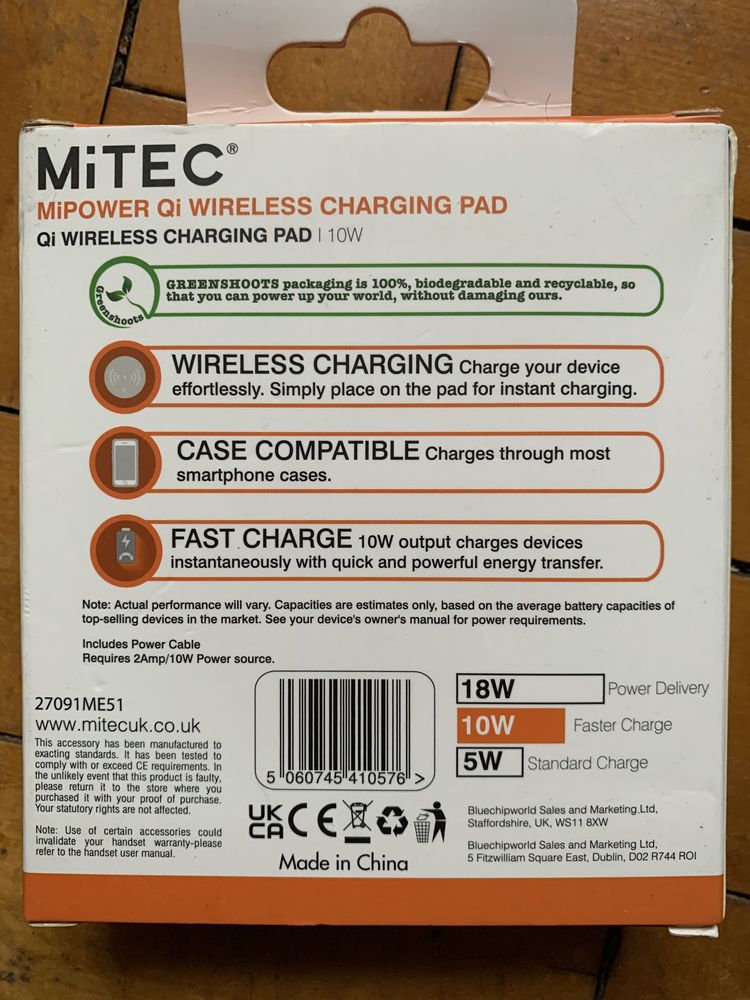Беспроводная зарядная панель Mitec, Повербанки Demaco, Mitec