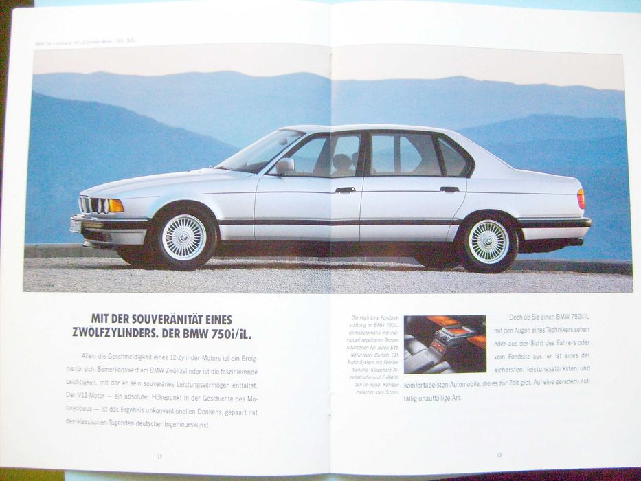 BMW Programm '92 - 3 E30 + E36, 5 E34 + M5, 7 E32, 8 E31 / prospekt