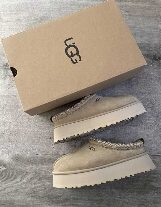 Kapcie na zimę UGG Tazz Slipper Mustard Seed 100% Oryginalne