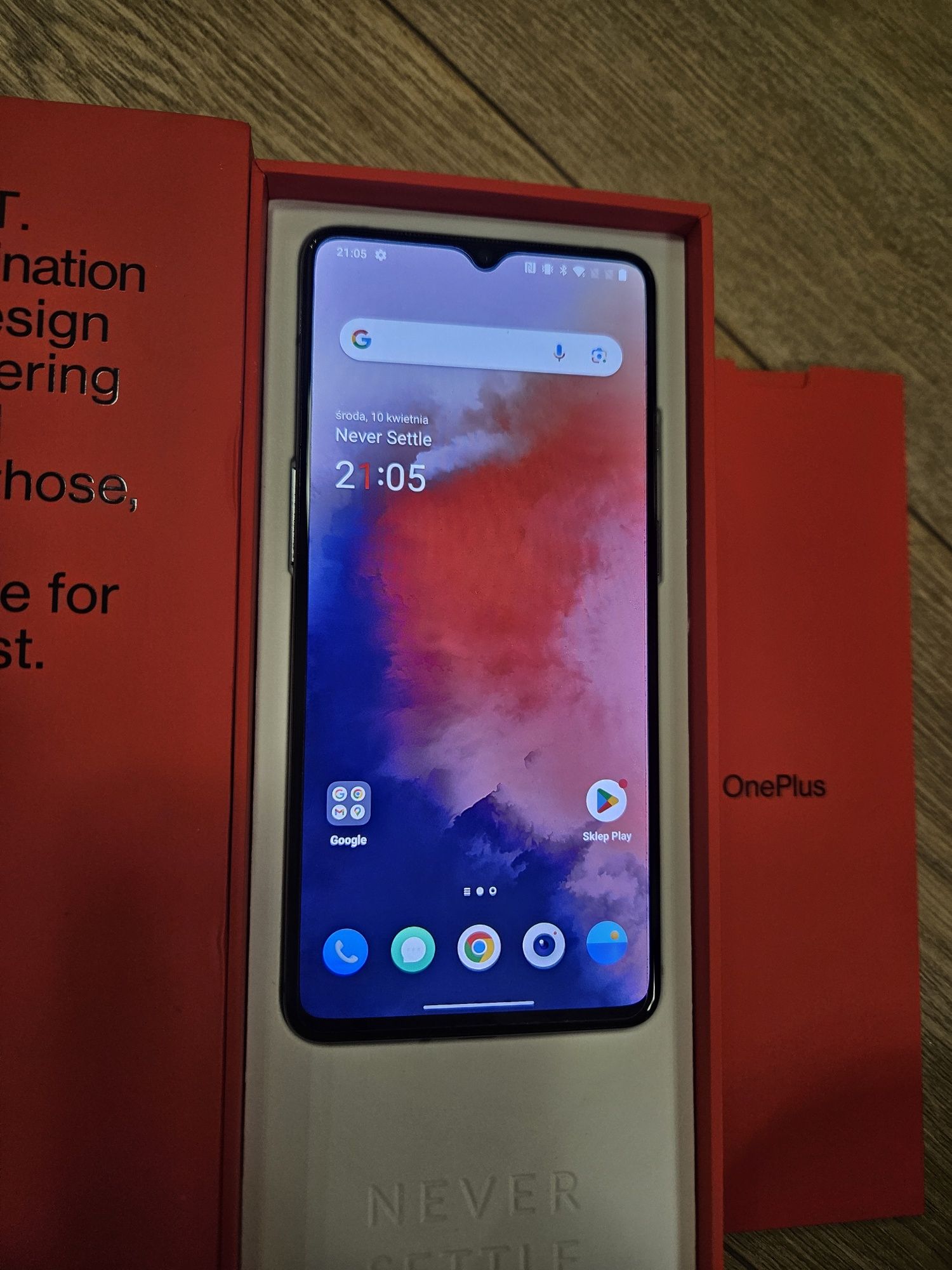 OnePlus 7T 8/128 Frosted Silver Idealny