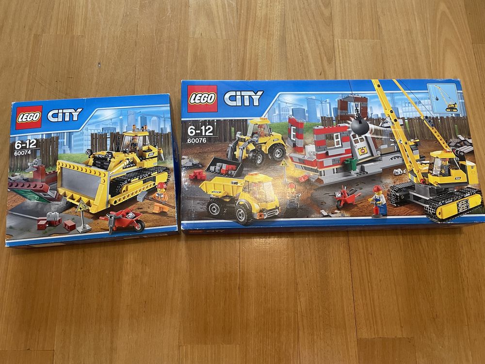 Pack Lego sets 60074 e 60076, novos em caixa selada
