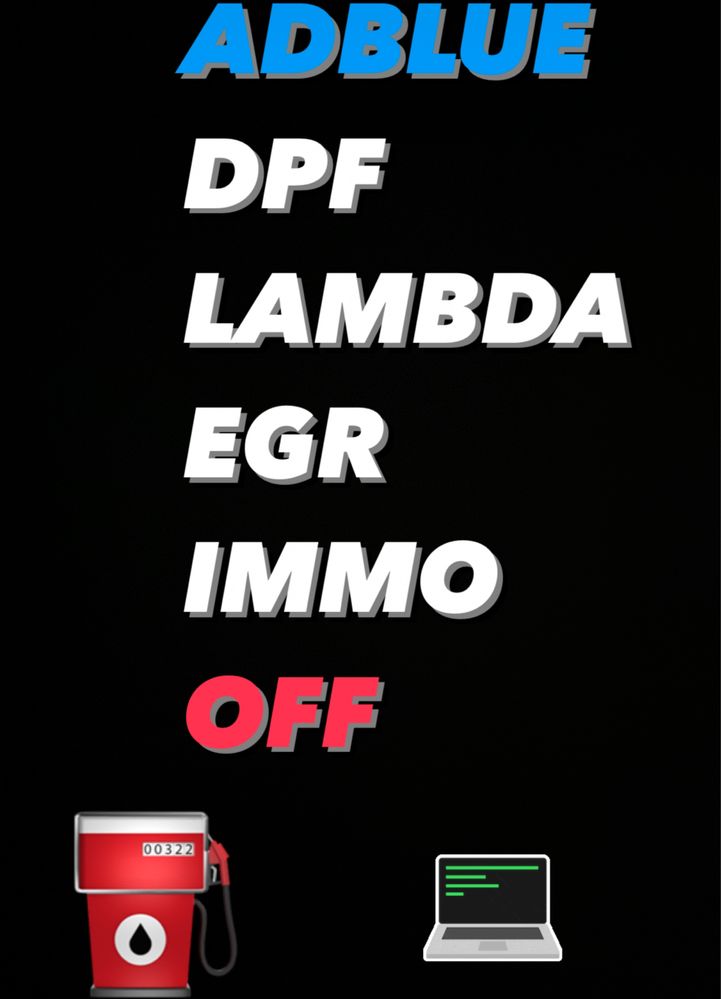 Chiptunning Adblue DPF EGR Lambda Immo DTC Off Klon Ecu Odczyt ISN