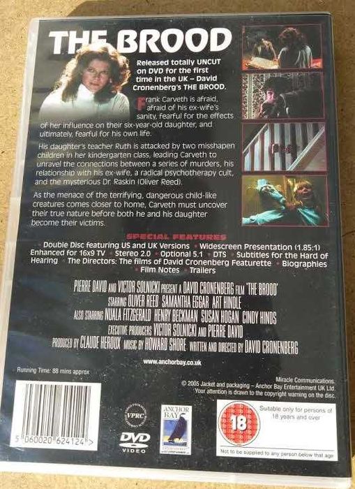 raro dvd: David Cronenberg "The brood - A ninhada"