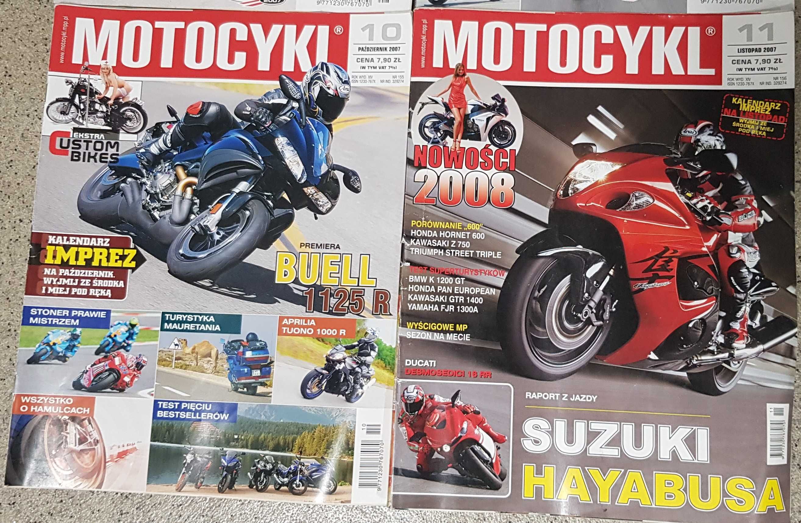 Magazyn Motocykl z lat 2006 i 2007